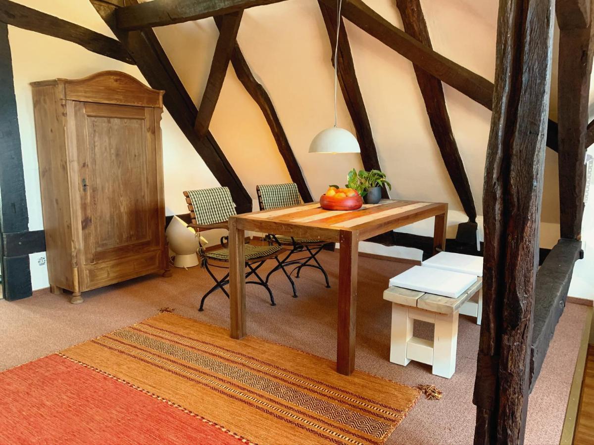 Historische Ferienwohnung Mit Kamin In Lich Exterior photo